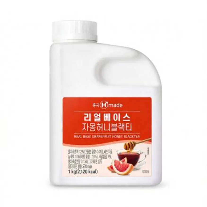 흥국 리얼베이스 허니자몽블랙티 1kg 이미지