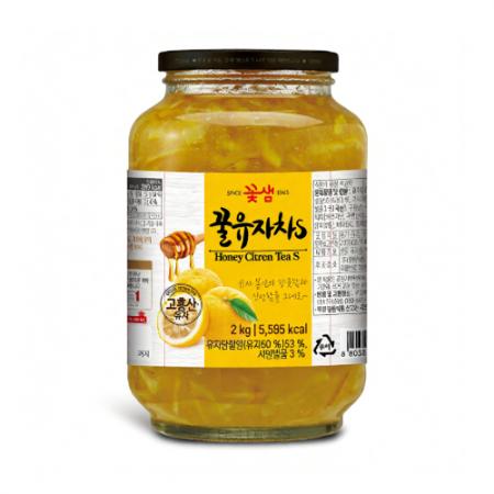 꽃샘 꿀유자차S 2kg