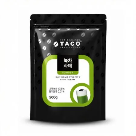 타코 녹차라떼 파우더 500g
