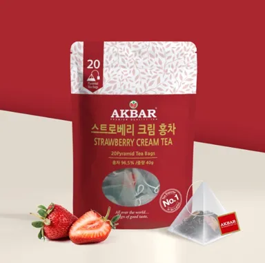 아크바 스트로베리크림홍차 피라미드팩 2g*20T