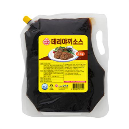 오뚜기 데리야끼소스 2kg 스파우트팩