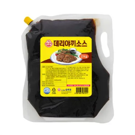 오뚜기 데리야끼소스 2kg 스파우트팩