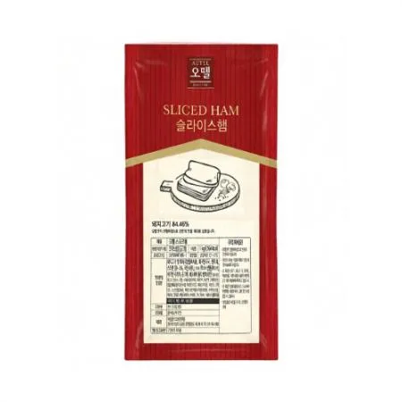 오뗄스모크햄 1kg (슬라이스햄/돼지고기84.4