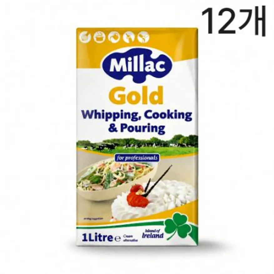 밀락골드 휘핑크림1L box *12ea 이미지