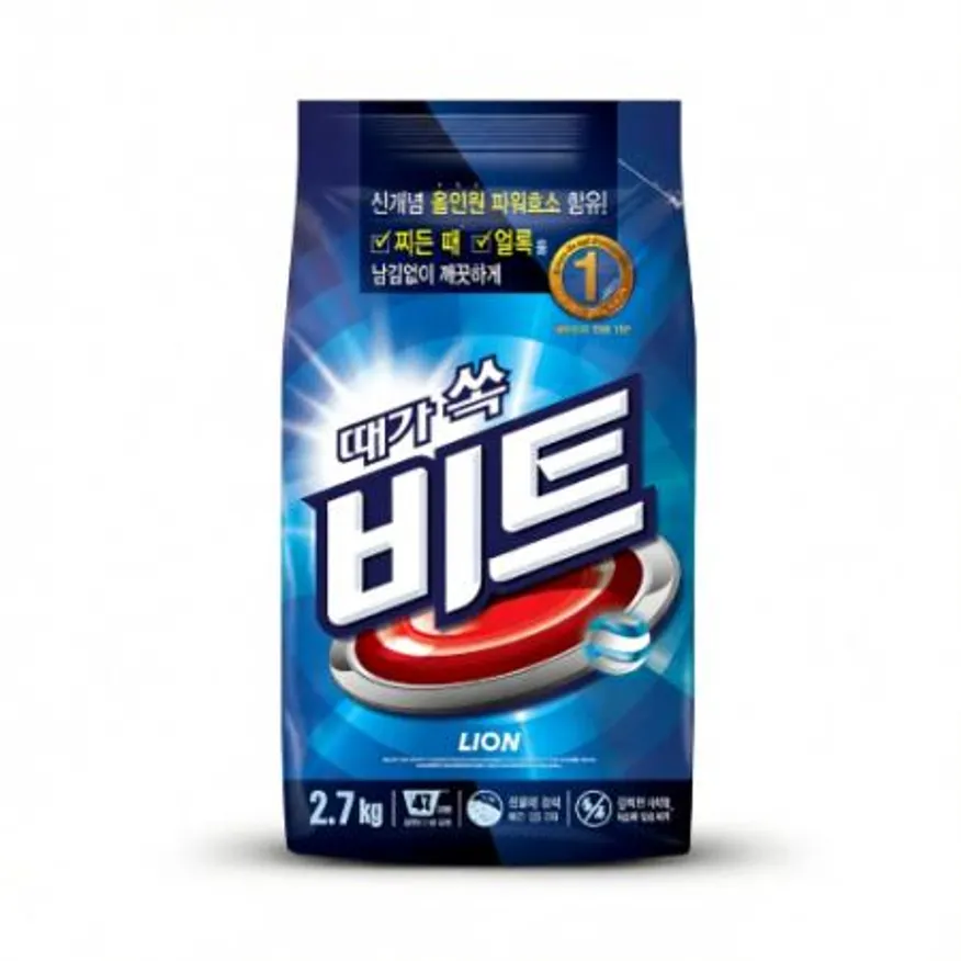 비트 때가쏙 가루 세탁세제 2.7kg 이미지