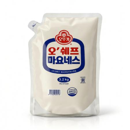 오쉐프 마요네즈 스탠딩파우치3.2kg
