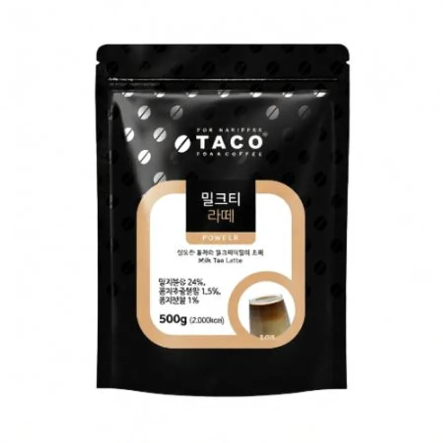 타코 밀크티라떼 파우더 500g 이미지