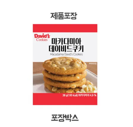 디보트 데이비드쿠키 마카다미아 38g*10개