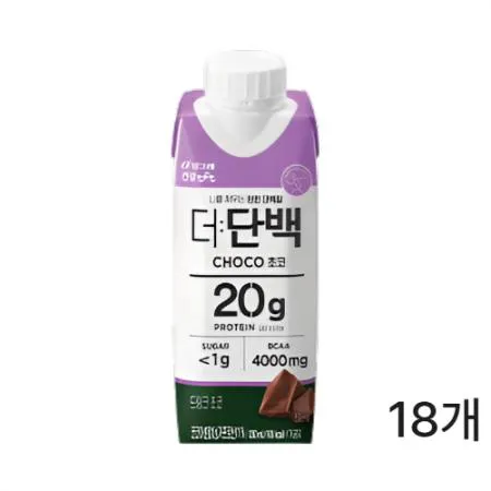 빙그레 더단백 드링크초코250ml 18개