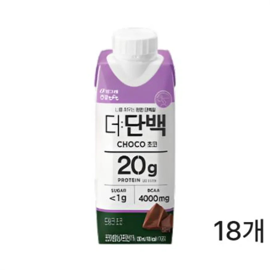 빙그레 더단백 드링크초코250ml 18개 이미지