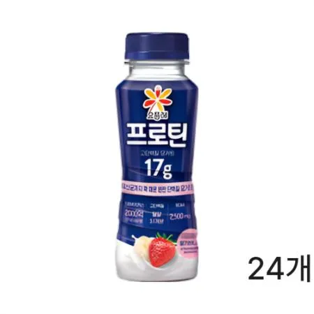빙그레 요플레 프로틴 드링크 딸기바나나210ml 24개