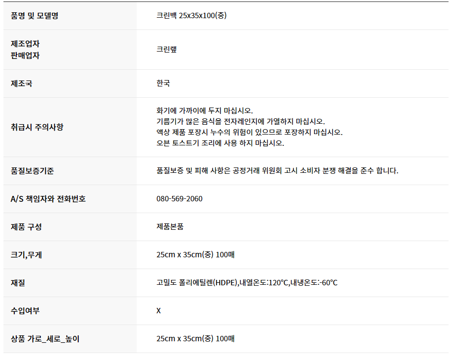 상품정보제공고시