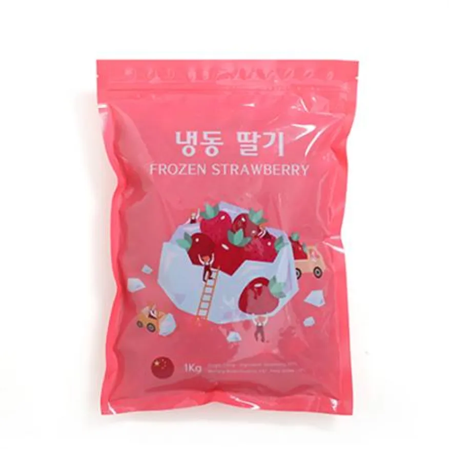 냉동딸기 1kg 중국산 이미지