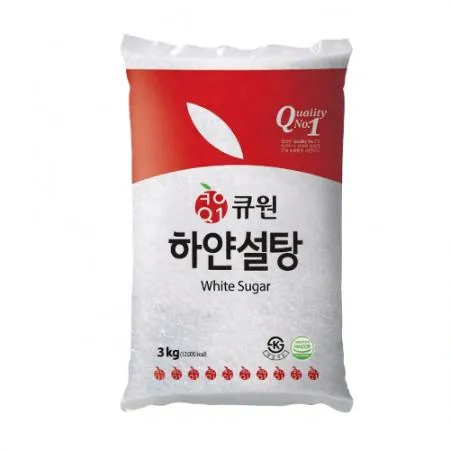 큐원 흰색설탕3kg(백설탕)