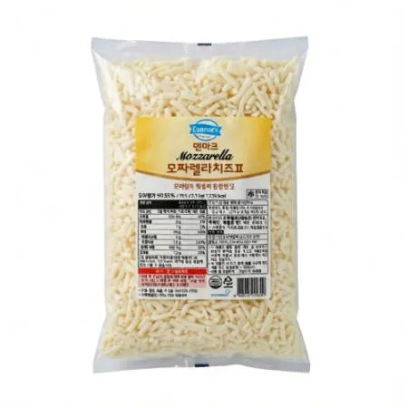 덴마크 모짜렐라치즈2.5kg (자연치즈100%)피자치즈