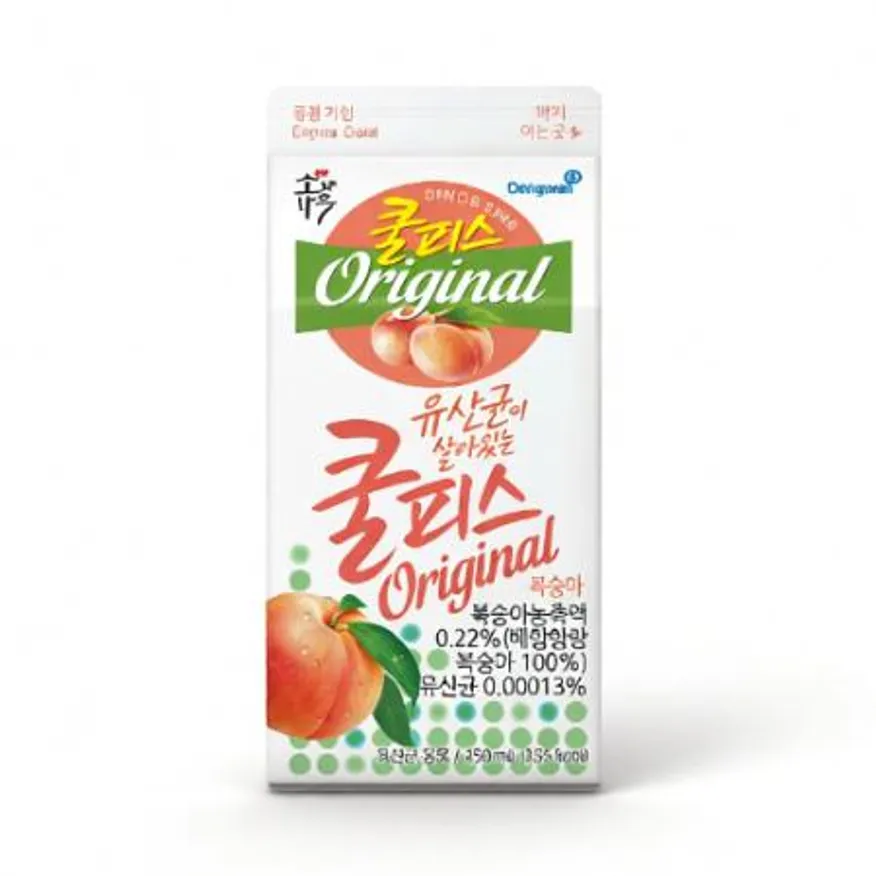 쿨피스 복숭아 450ml 이미지