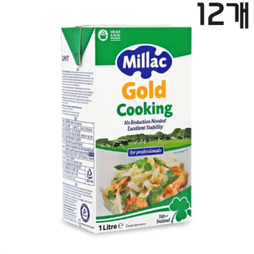 밀락골드 쿠킹크림 1L *12 박스 이미지