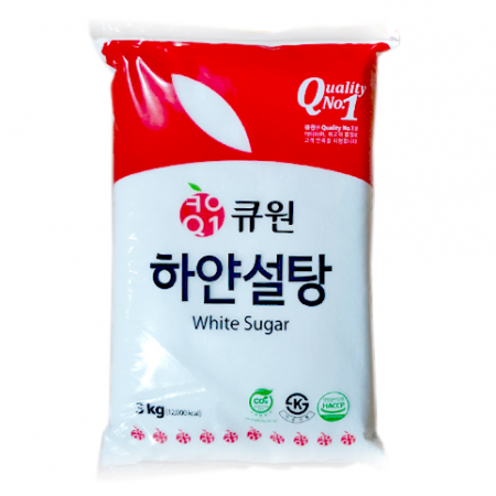 큐원 흰색설탕3kg(백설탕)