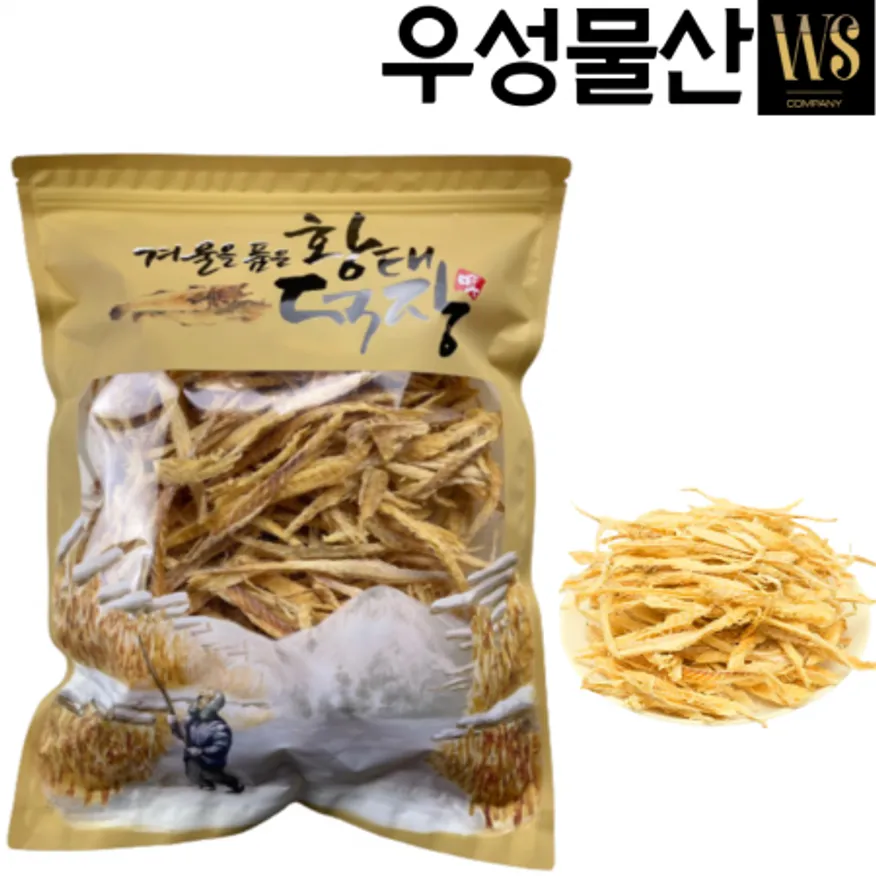 국내건조 강원도 용대리 황태채 500g x 2팩 황금빛 자연건조 황태채 이미지