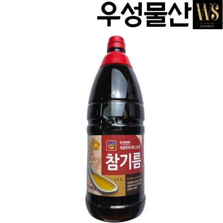 고향식품 참기름골드 (깨분 100%) 1.8L 고소한 진한 참기름 이미지