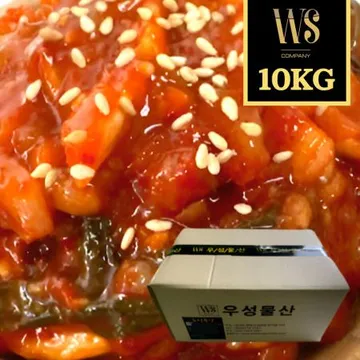 우성물산 중국산 오징어젓 무말랭이 10kg 박스포장