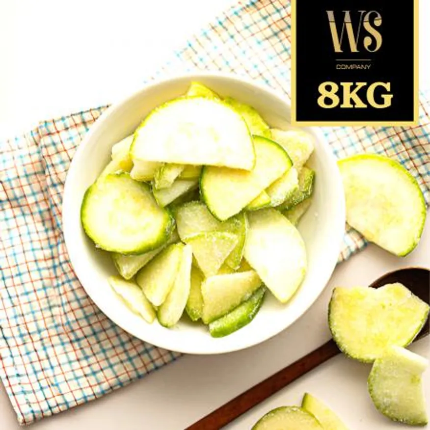 냉동야채 냉동 애호박 반달 슬라이스 8kg 이미지