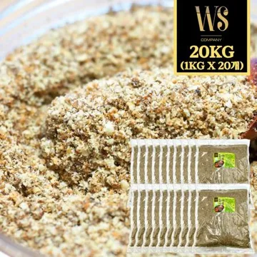 우성물산 고소한 볶음 볶은 고운 들깨가루 볶음용 탕용 1kg, 20봉, 1박스