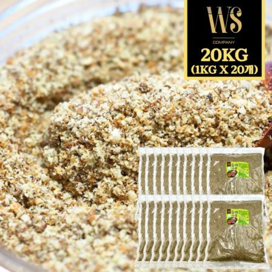 우성물산 고소한 볶음 볶은 고운 들깨가루 볶음용 탕용 1kg, 20봉, 1박스 이미지