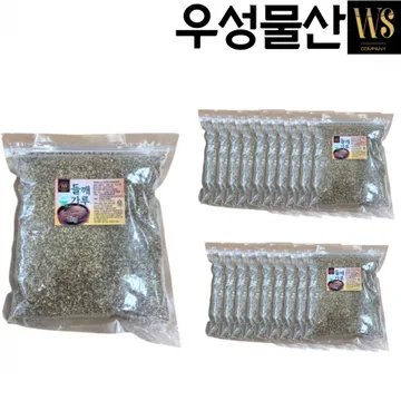 우성물산 고소한 들깨가루 거친 1kg 20봉/박스 20kg 