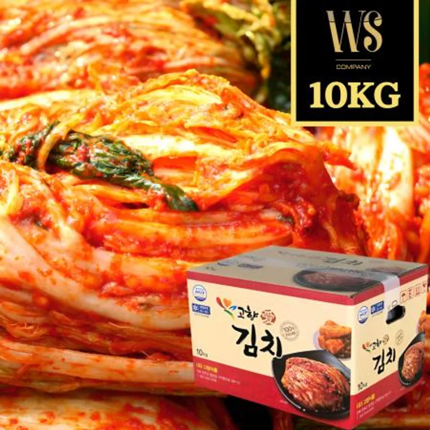 고향애 국산 포기김치 10kg 급식납품 업소용 배추:국산/고춧가루:중국산 이미지