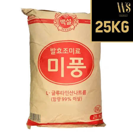 미풍 미원 25kg 업소용 대용량 CJ제일제당 백설