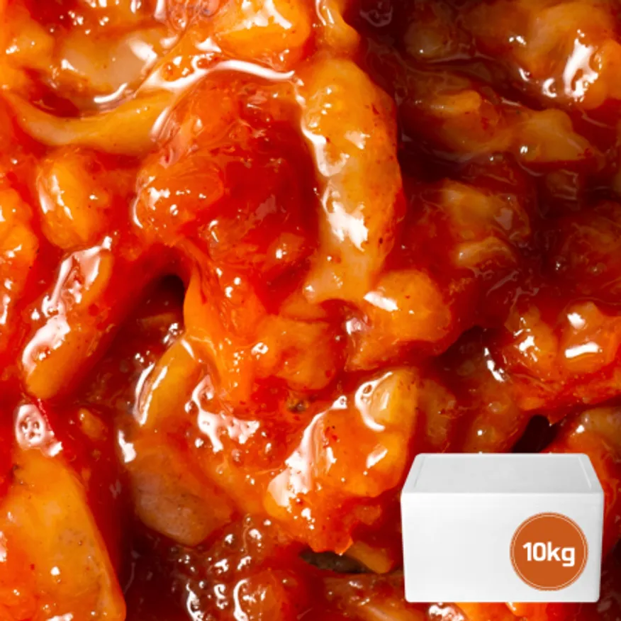 더 탱탱한 프리미엄 다진 오징어젓갈 신제품 1cm 10kg 아이스박스포장 이미지