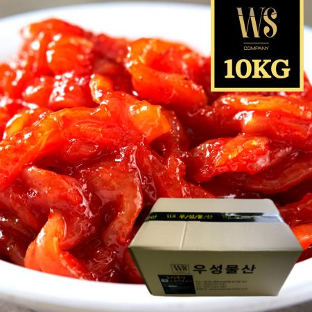 우성물산 업소용 가성비상품 채쓴 오징어젓 10kg 박스포장