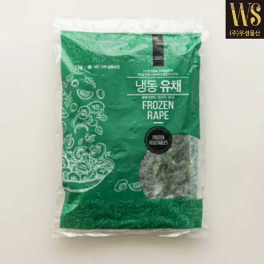 냉동야채 냉동 유채 5-7cm절단 10kg 이미지