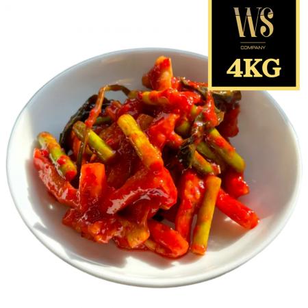 [반찬단지] 무말랭이 품은 마늘쫑무침 4kg 업소용 가정용