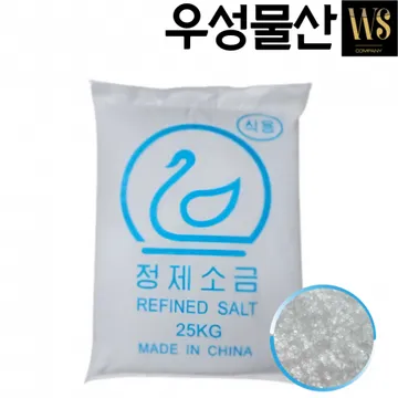 중국산 식용 정제염 25kg 깨끗한소금 본소금 대체품