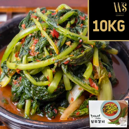 중국산 지니 열무김치 10kg 박스포장 이미지