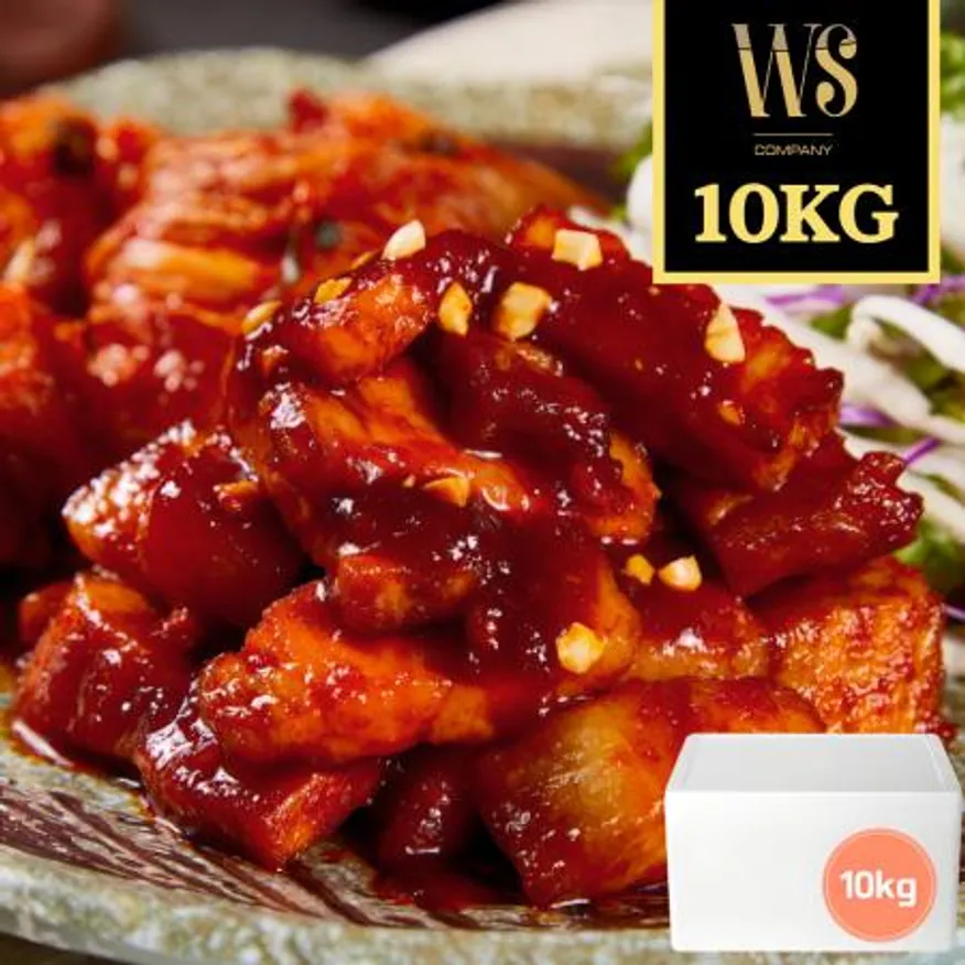 국내산 G가성비 보쌈무김치 10kg 기본아이스박스포장 업소용 대용량 무보쌈김치 이미지