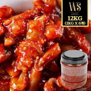 낙지젓 2kg * 6통 가정용 샘플용 소용량