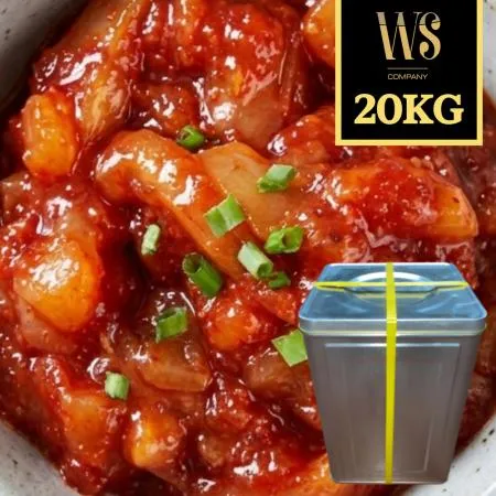 우성물산 3cm 오징어젓갈 20kg 무말랭이함유 [ 업소용 오징어젓 젓갈 3센치 ]