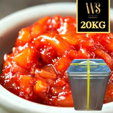 우성물산 업소용 3센치 오징어젓갈 20kg 대용량 캔포장