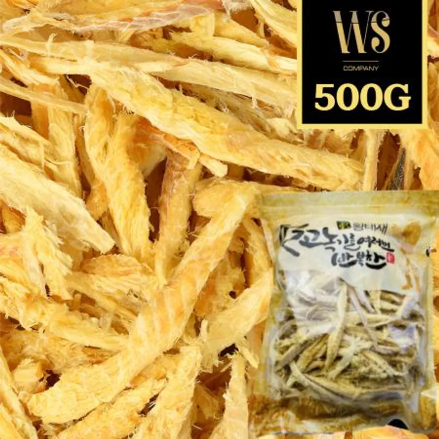 우성물산 황태채 자연건조 업소용 대용량 500g, 1팩 이미지