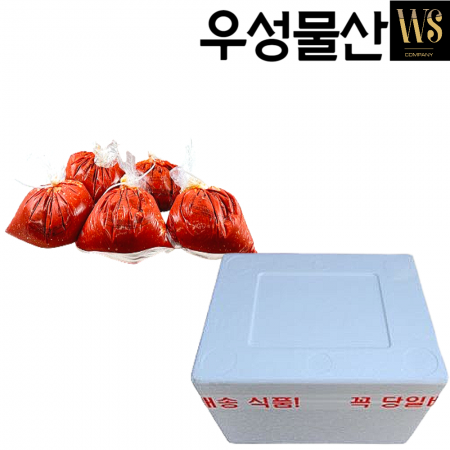지니 중국산 겉절이 김치양념 2kgx1팩 아이스박스포장 이미지