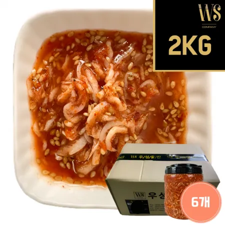 우성물산 농축양념 새우젓2kg*6통/총12kg 새우젓소스 업소용 이미지