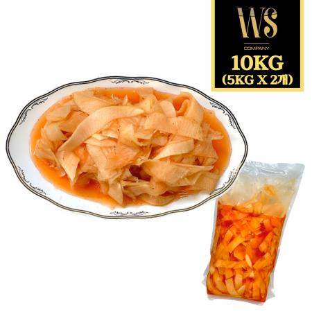 냉면무절임(홍) 5kgx2봉 총10kg 