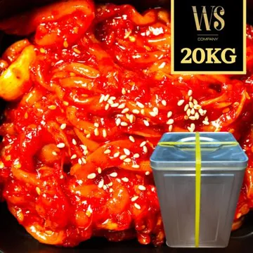 우성물산 업소용 채쓴 오징어젓갈 20kg 스티로폼포장