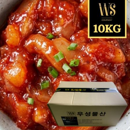우성물산 3cm 오징어젓갈 10kg 무말랭이함유 아이스박스포장 [ 업소용 오징어젓 젓갈 3센치 ]