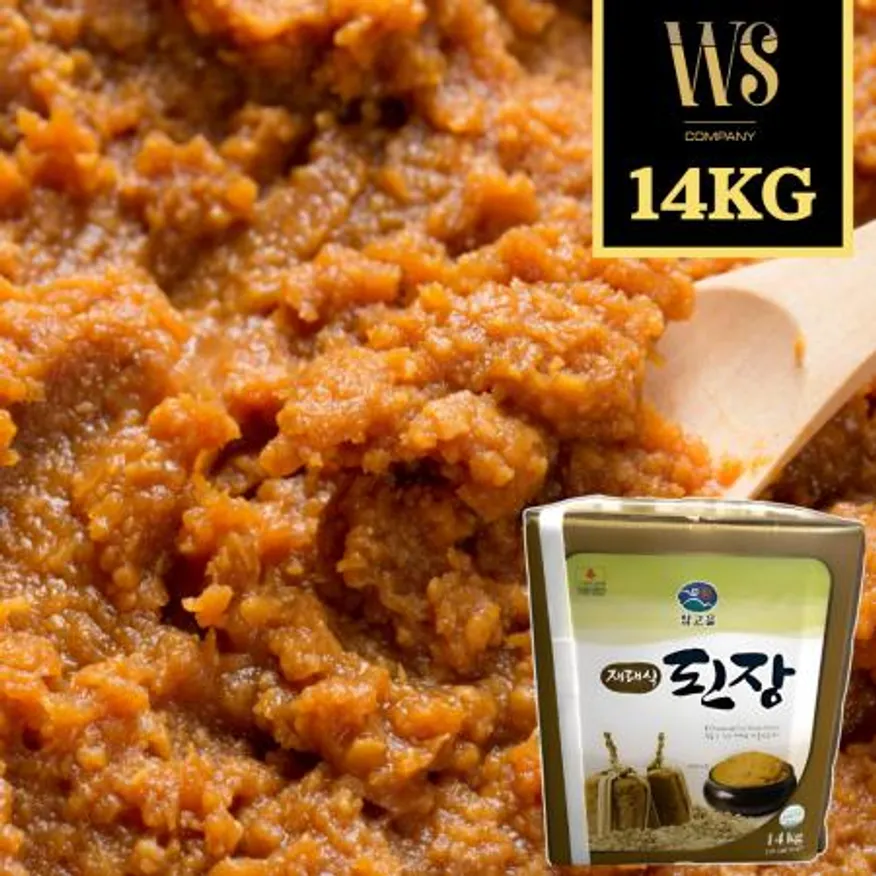 참고을 재래식 된장 14kg 지함포장 대용량 업소용 구수한된장 이미지