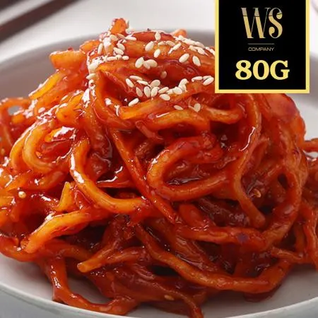 [반찬단지] 진미채무침 80g 아이스박스포장 [ 진미채볶음 진미채조림 소용량 소포장 ]