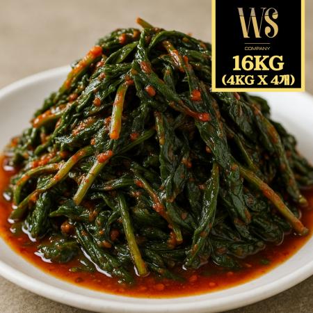 [그린이] 고추잎무침 4kgx4팩 대용량 업소용 기본박스